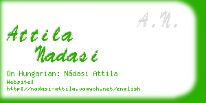 attila nadasi business card